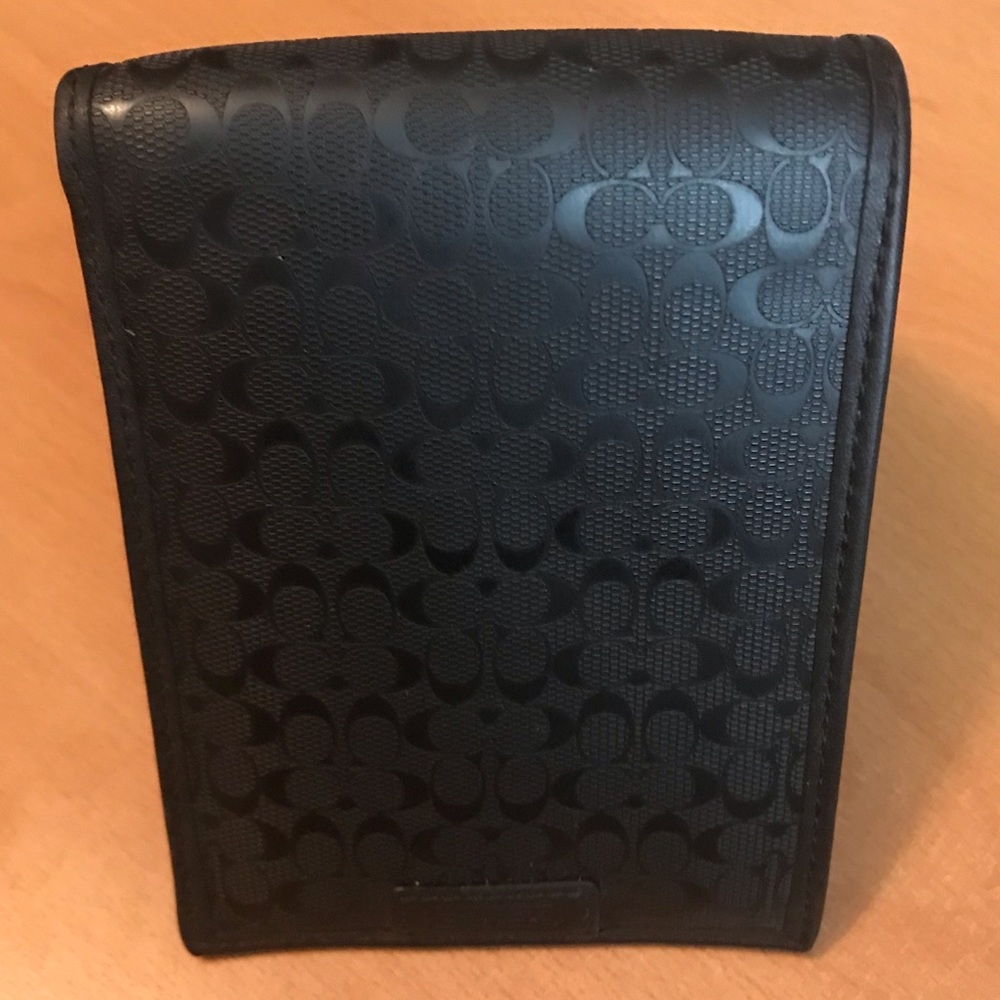 BRAND NEW MENS COACH BLACK WALLET